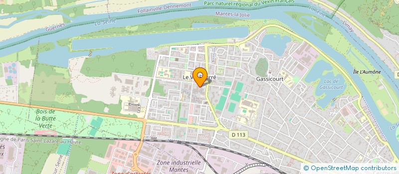 localisation de l'entreprise GUINE-LANTA  MANTES-LA-JOLIE