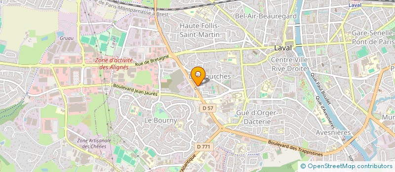 localisation de l'entreprise GUINEE 53 à LAVAL