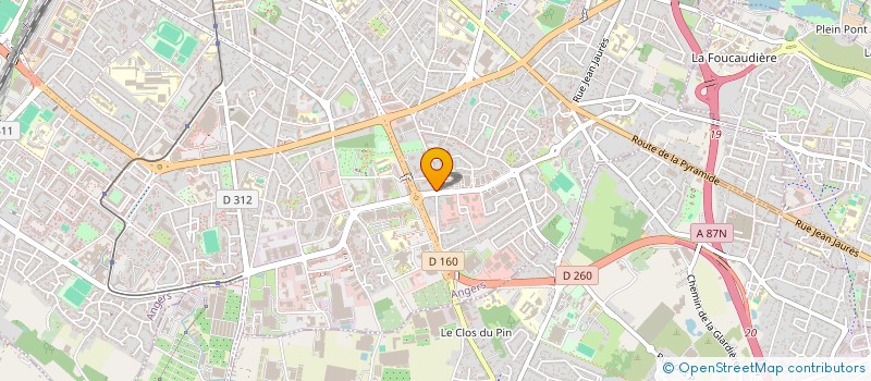 localisation de l'entreprise GUINEFOLLEAU FINANCE  ANGERS