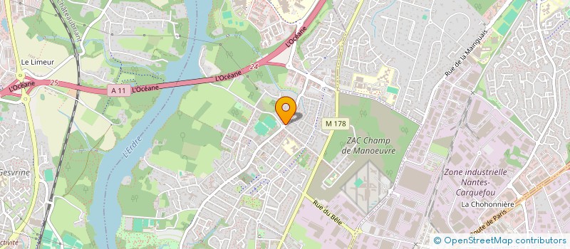 localisation de l'entreprise GUINEHEUX IMMOBILIER  NANTES