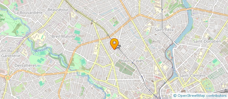 localisation de l'entreprise GUINEL-DAVID à NANTES
