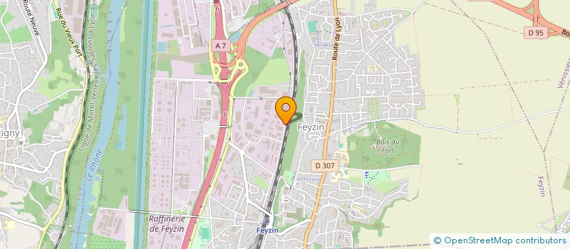 localisation de l'entreprise GUINET RHONE ALPES  FEYZIN