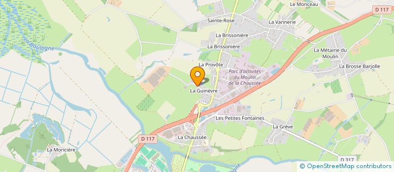 localisation de l'entreprise GUINEVRE ENERGIE  SAINT-PHILBERT-DE-GRAND-LIEU