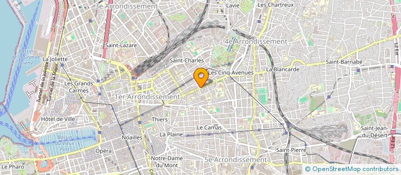 localisation de l'entreprise GUING'ART VIRUS à MARSEILLE
