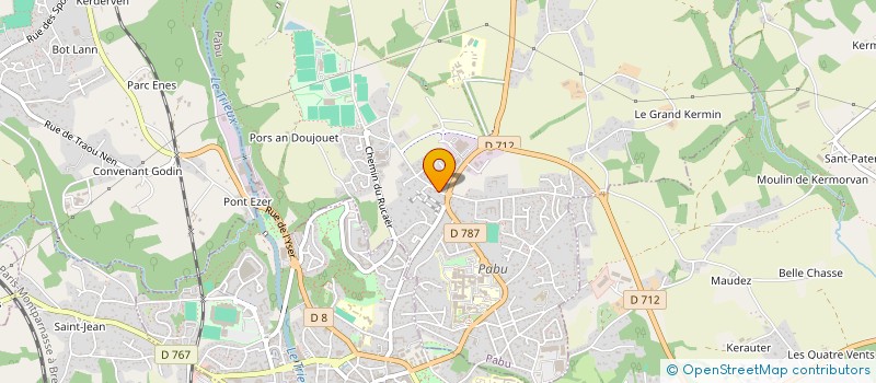 localisation de l'entreprise GUINGAMP BUSINESS  GUINGAMP