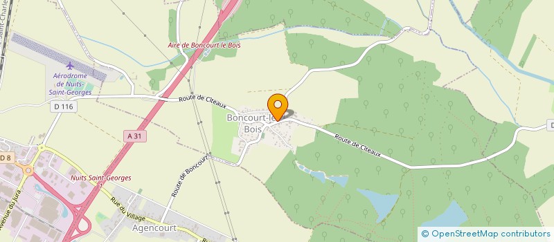 localisation de l'entreprise GUINGAND ET FILS  BONCOURT-LE-BOIS