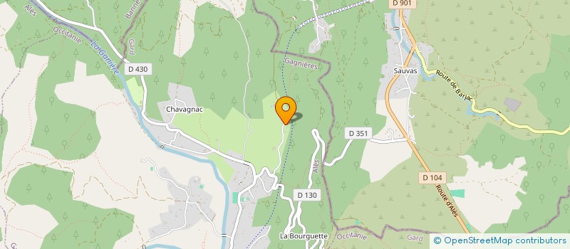 localisation de l'entreprise GUINGUETTE DU GRAND TOURNANT  PEYREMALE