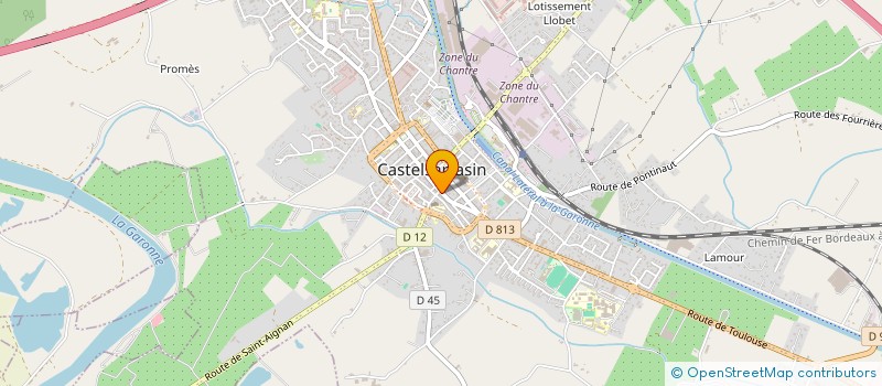 localisation de l'entreprise GUINGUETTE DU PORT à CASTELSARRASIN