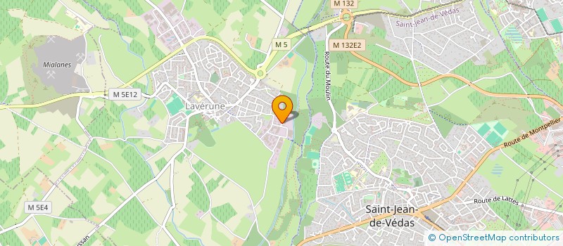 localisation de l'entreprise GUINIBE  LAVERUNE