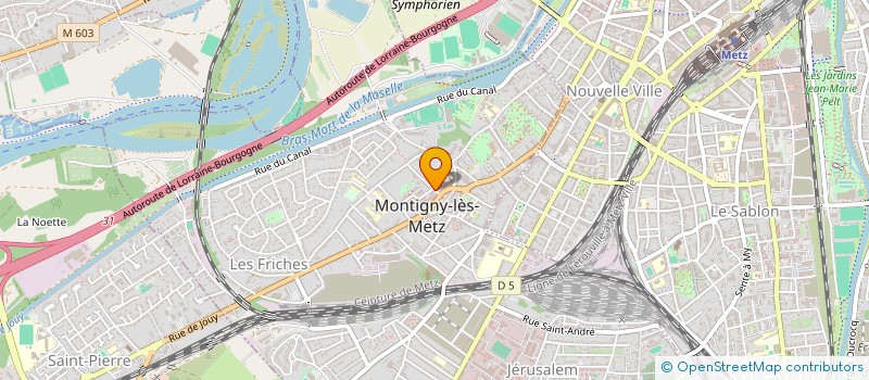 localisation de l'entreprise GUINNEE MOSELLE ECHANGES à MONTIGNY-LES-METZ