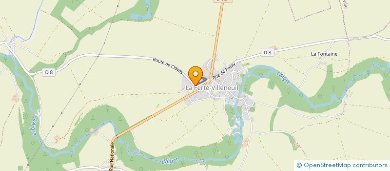 localisation de l'entreprise GUINOIS MACONNERIE à CLOYES-LES-TROIS-RIVIERES