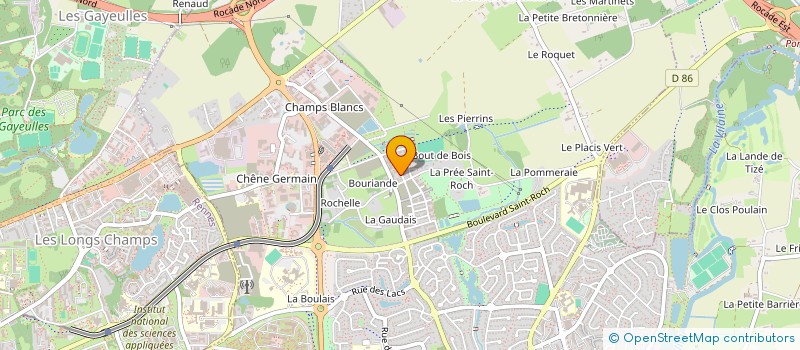 localisation de l'entreprise GUINOVEX  CESSON-SEVIGNE