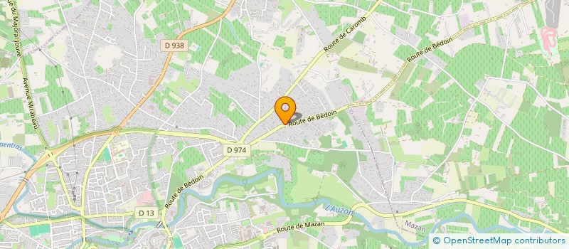 localisation de l'entreprise GUINTRAND GINER  CARPENTRAS