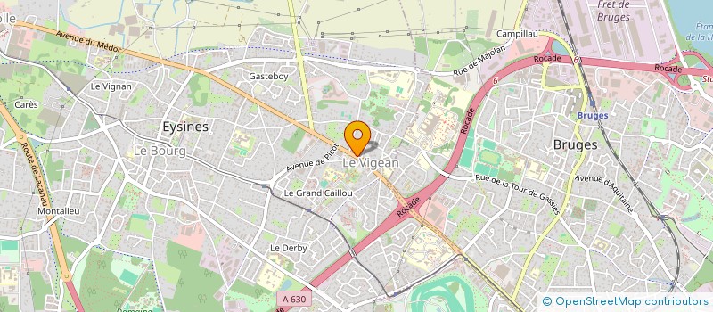 localisation de l'entreprise GUIONIE  EYSINES