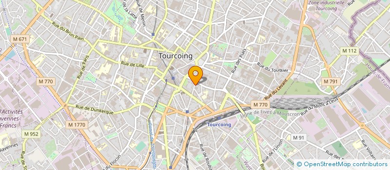 localisation de l'entreprise GUIOT & CO  TOURCOING
