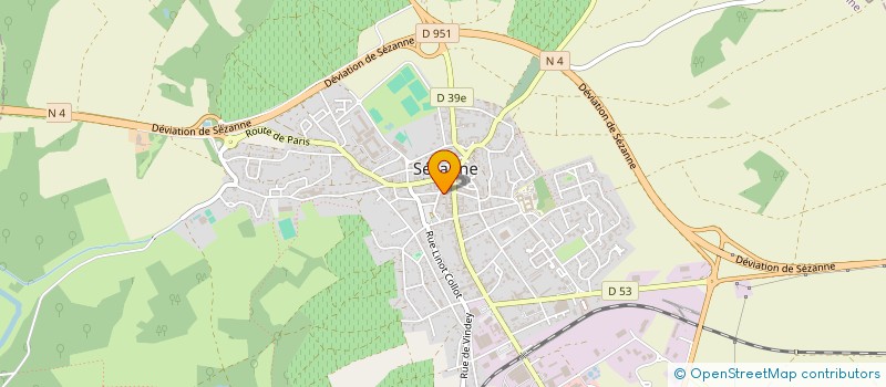 localisation de l'entreprise GUIOT - LEGEE à SEZANNE
