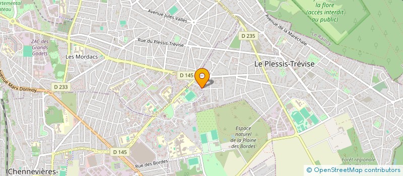 localisation de l'entreprise GUIOT MAILLARD  LE PLESSIS-TREVISE