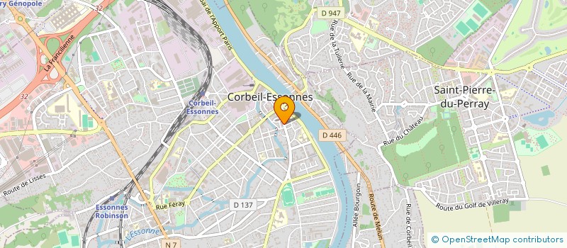 localisation de l'entreprise GUIOT ODETTE ET CHAMPY GENEVIEVE à CORBEIL-ESSONNES