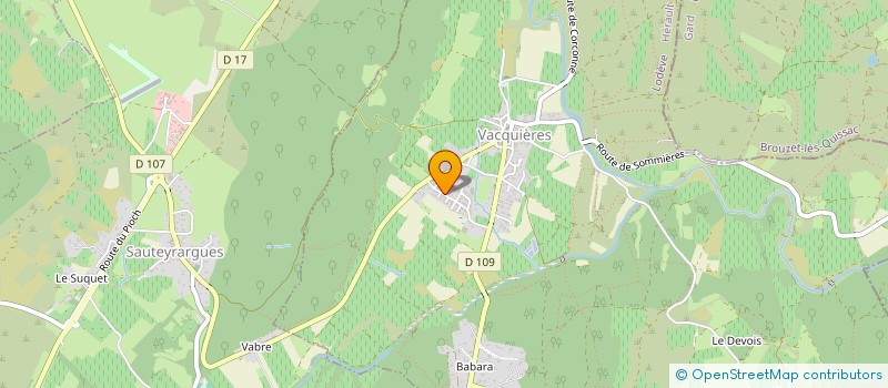 localisation de l'entreprise GUIOTAN  VACQUIERES