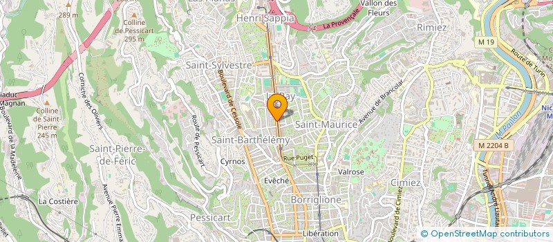 localisation de l'entreprise GUIOU-KORONAIOU-GORBELLA  NICE