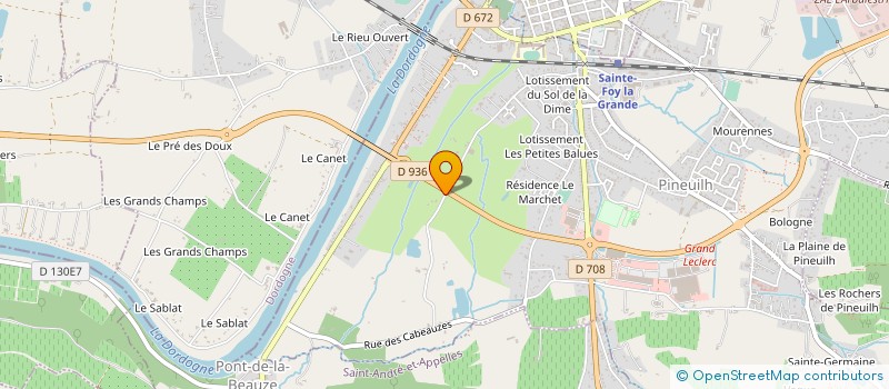 localisation de l'entreprise GUIPA-OISE  PINEUILH