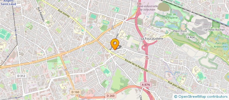 localisation de l'entreprise GUIPAG à ANGERS