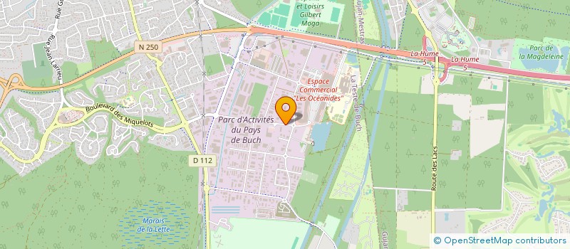 localisation de l'entreprise GUIPER  LA TESTE-DE-BUCH