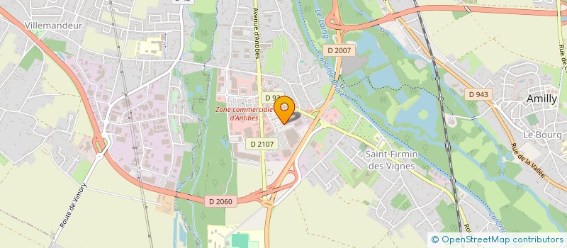 localisation de l'entreprise GUIPONS à AMILLY