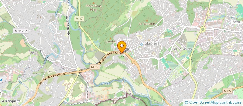 localisation de l'entreprise GUIRAFLO CAPITAL  CLAPIERS