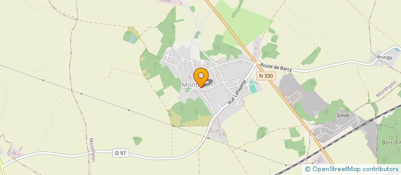 localisation de l'entreprise GUIRAND HOLDING à MONTHYON