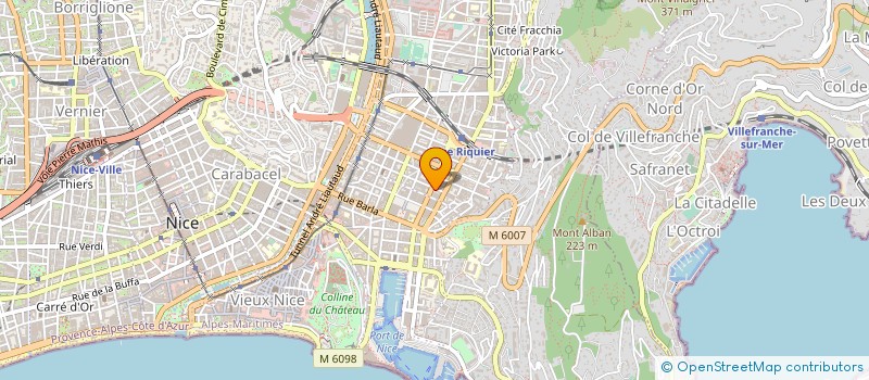 localisation de l'entreprise GUIRAT BATIMENT à NICE