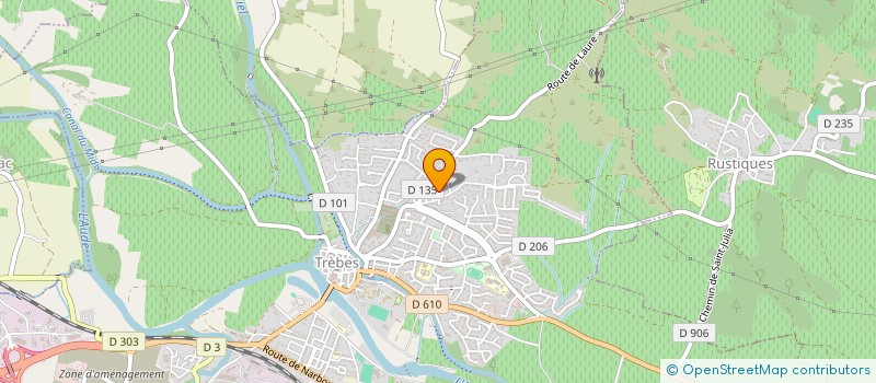 localisation de l'entreprise GUIRAUD BOBO  TREBES