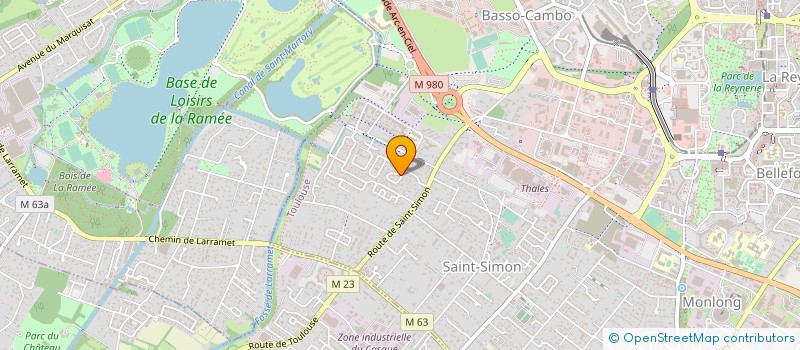 localisation de l'entreprise GUIRAUD GILLES à TOULOUSE