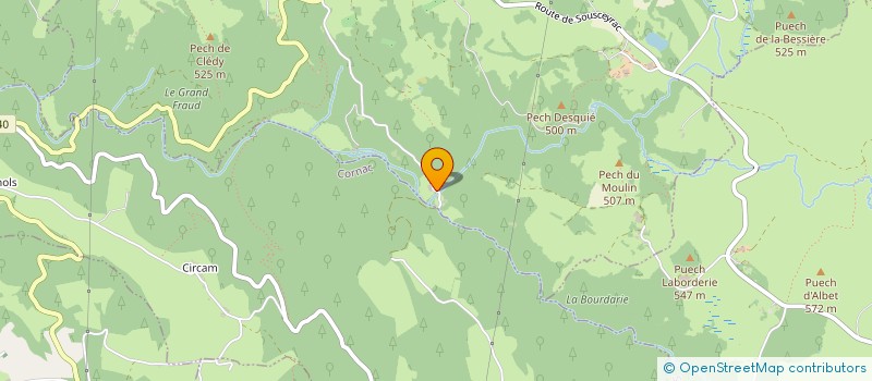 localisation de l'entreprise GUIRAUD J ET DE FANTI A.  TEYSSIEU