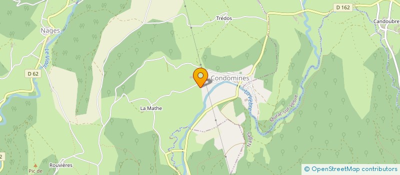 localisation de l'entreprise GUIRAUD LOUIS & CALMELS M R EP GUIRAUD  NAGES