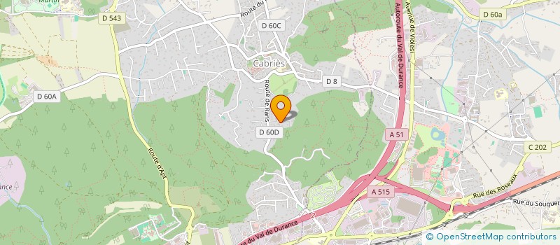 localisation de l'entreprise GUIRAUD OLIVIER  CABRIES