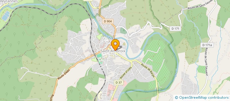 localisation de l'entreprise GUIRAUD SA  SAINT-AMBROIX