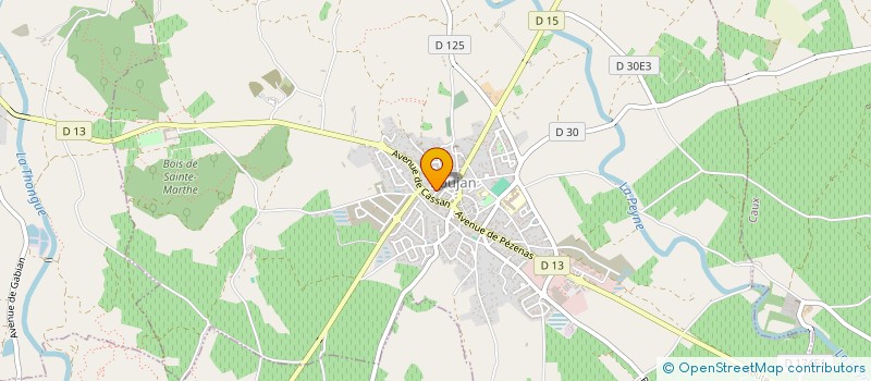 localisation de l'entreprise GUIRAUDOU REMY ET FILS  ROUJAN