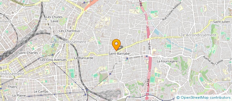 localisation de l'entreprise GUIRO  MARSEILLE