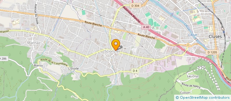 localisation de l'entreprise GUIROCHEN  SCIONZIER