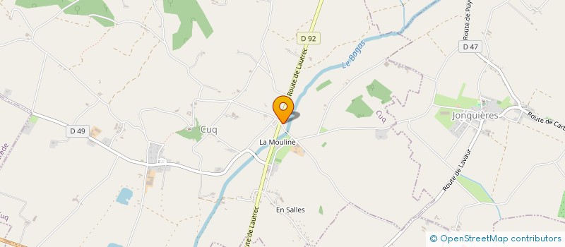 localisation de l'entreprise GUIROLA & FILS  SEMALENS