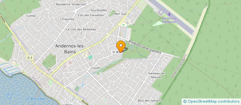 localisation de l'entreprise GUIROMON HOLDING  ANDERNOS-LES-BAINS