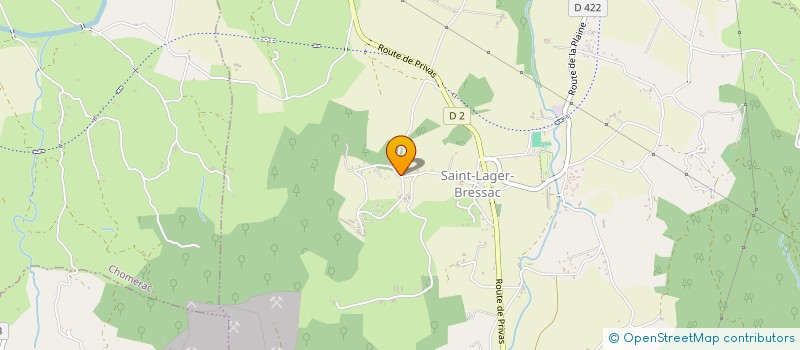 localisation de l'entreprise GUIRON FRERES  SAINT-LAGER-BRESSAC