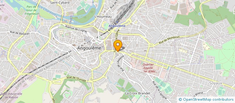 localisation de l'entreprise GUIRY RUBIO EDITION à ANGOULEME