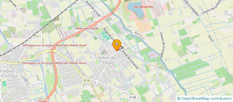 localisation de l'entreprise GUISA  ALTHEN-DES-PALUDS