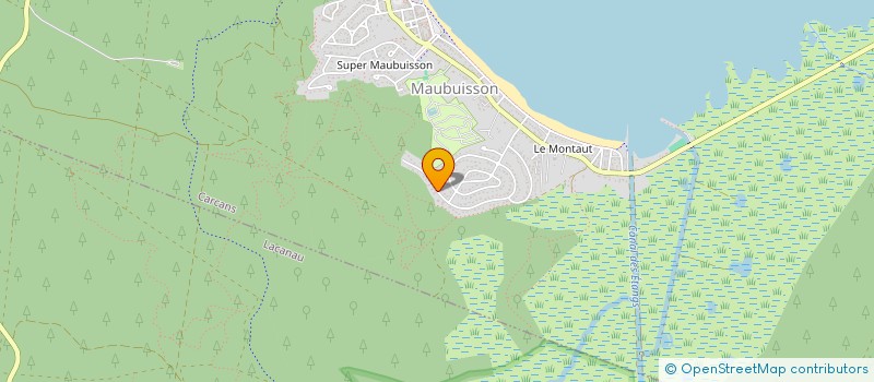 localisation de l'entreprise GUISAR  CARCANS