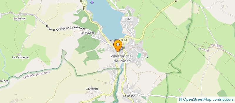 localisation de l'entreprise GUISEB - PRORALLYE  VILLEFRANCHE-DE-PANAT