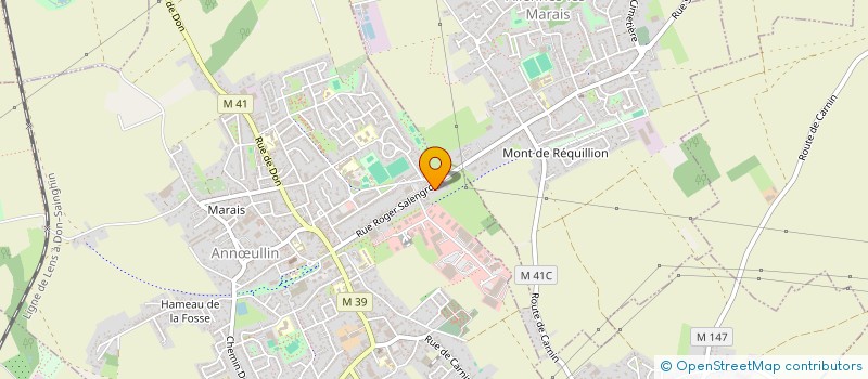 localisation de l'entreprise GUISEV  ANNULLIN