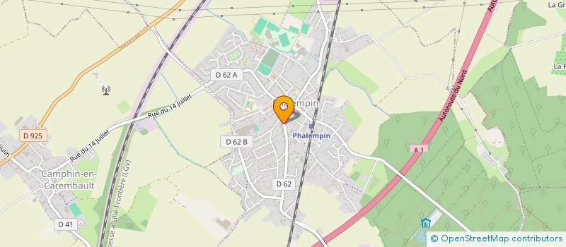 localisation de l'entreprise GUISMO  PHALEMPIN