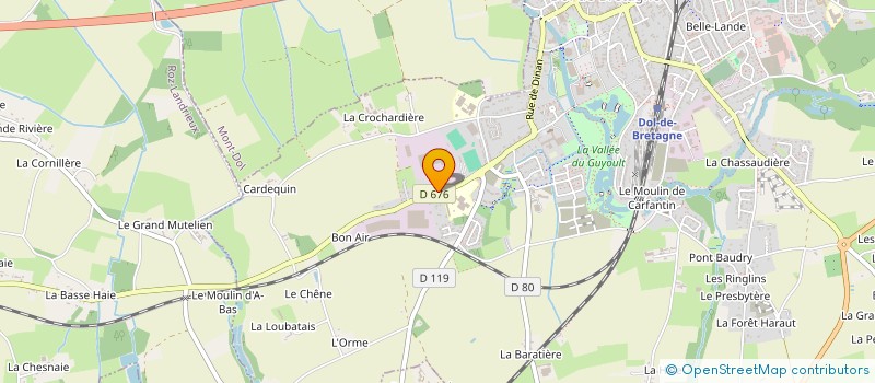 localisation de l'entreprise GUISNEL DISTRIBUTION SAS à DOL-DE-BRETAGNE